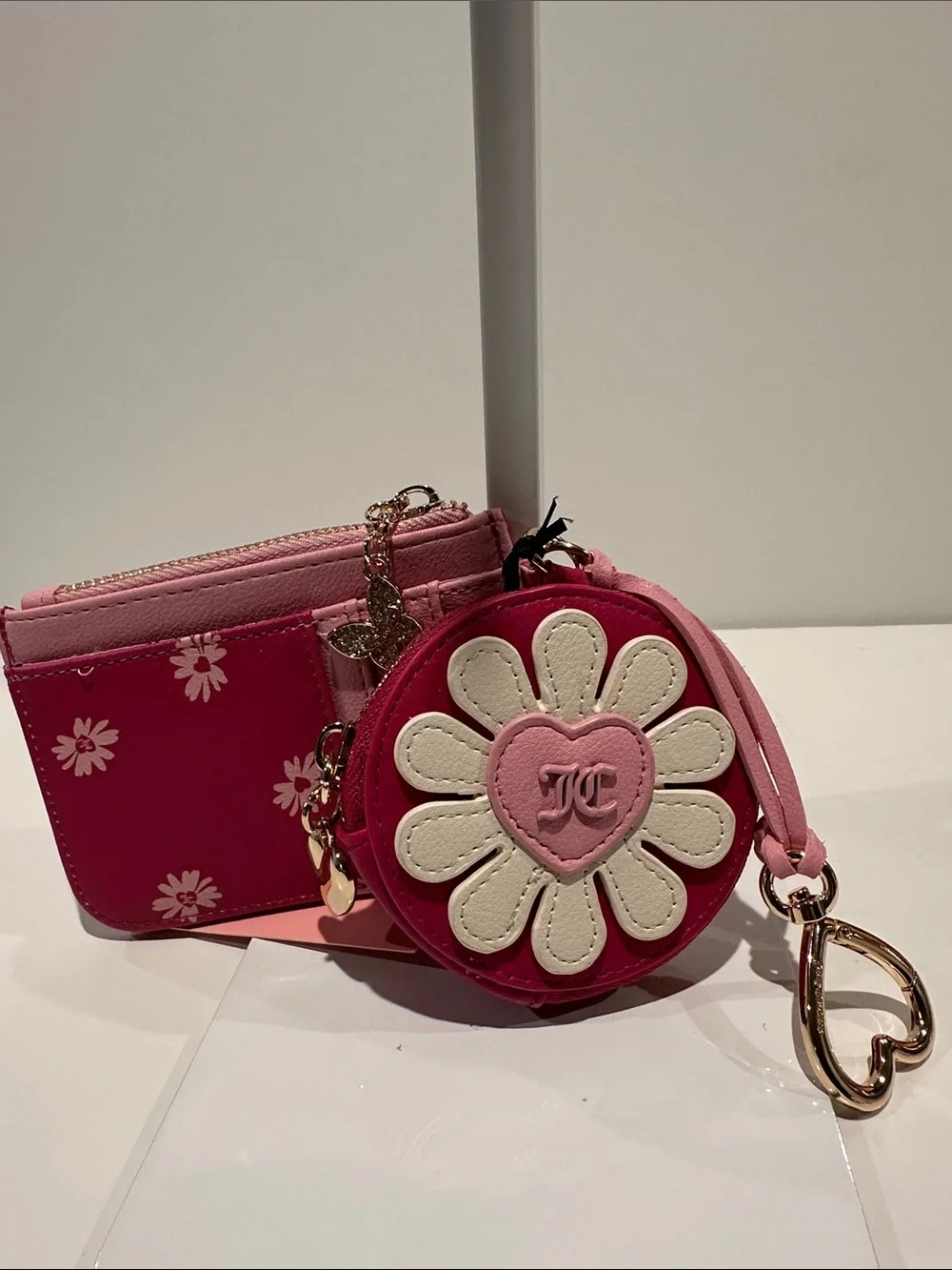 NWT Juicy Couture Exclusive Daisy for Juicy Mini Bundle in Rasberry & Pink.